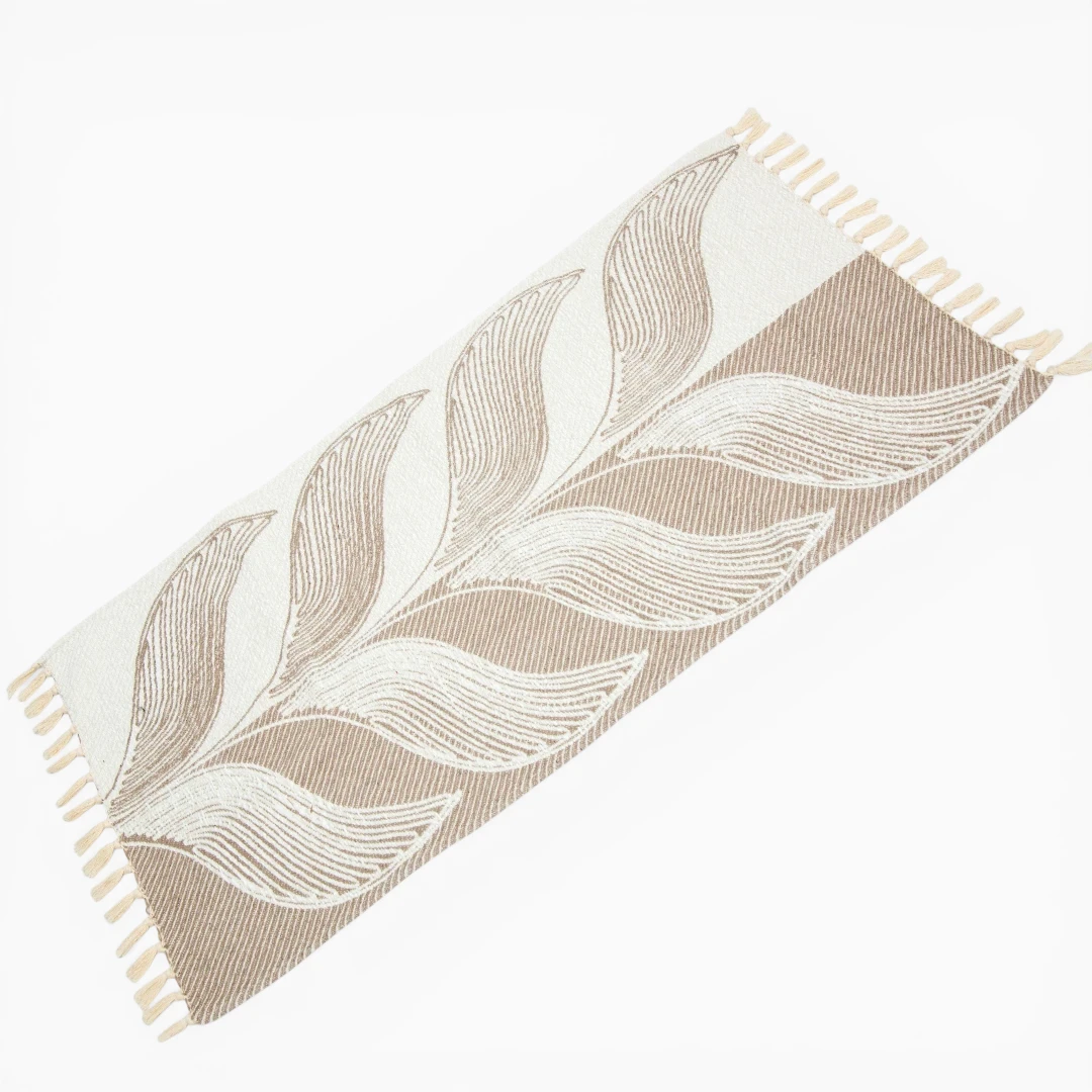 FEUILLE Descente De Lit - Beige – Image 2