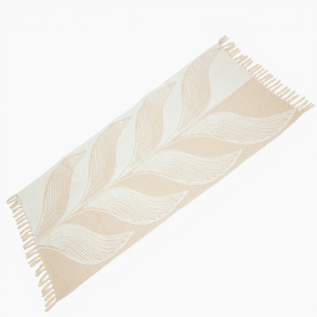 FEUILLE Descente De Lit - Beige – Image 5