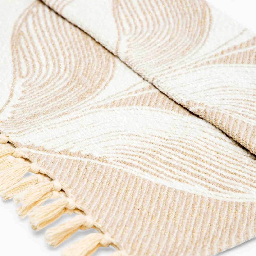 FEUILLE Descente De Lit - Beige – Image 6