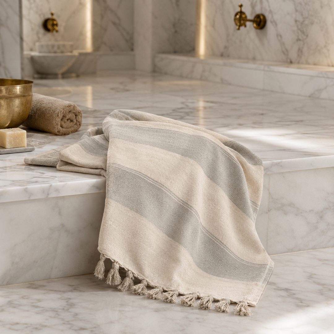 Fouta BRUME – Fait Mains