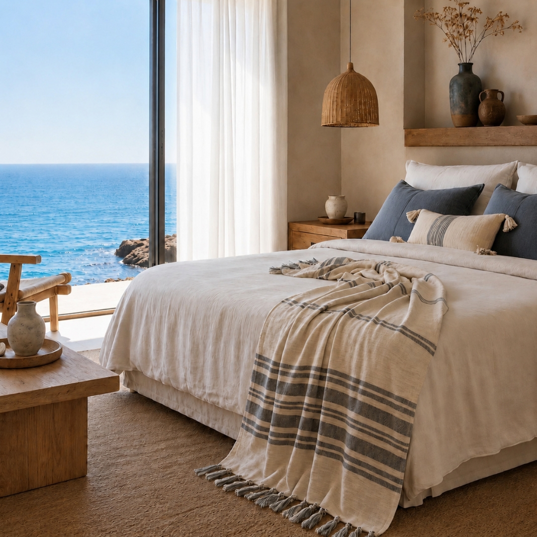 Fouta AZUR – Fait Mains – Image 4