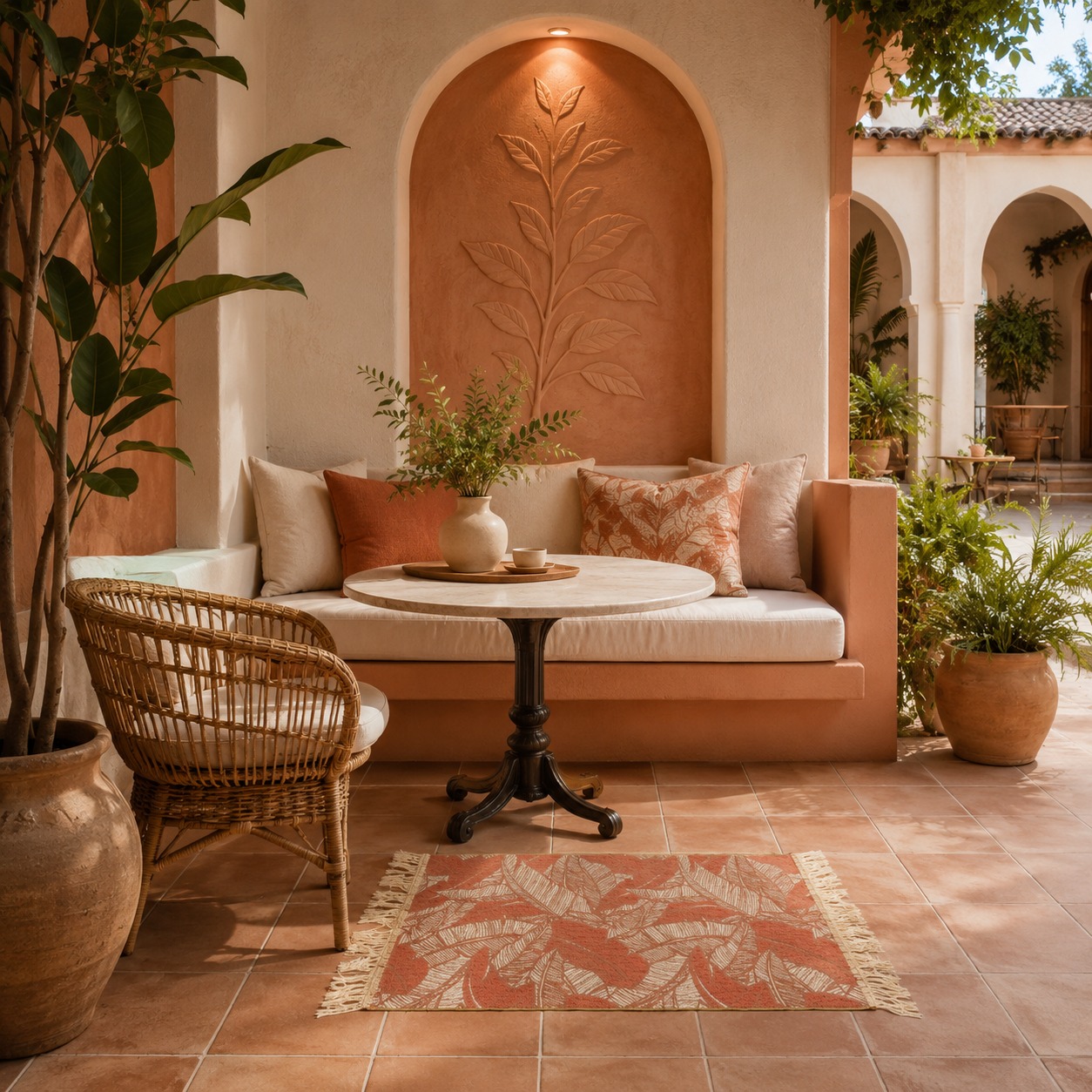 Tapis PALMERA – Motif Feuillage Tropical – Image 5