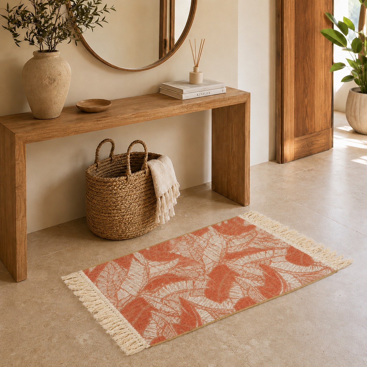 Tapis PALMERA – Motif Feuillage Tropical – Image 3