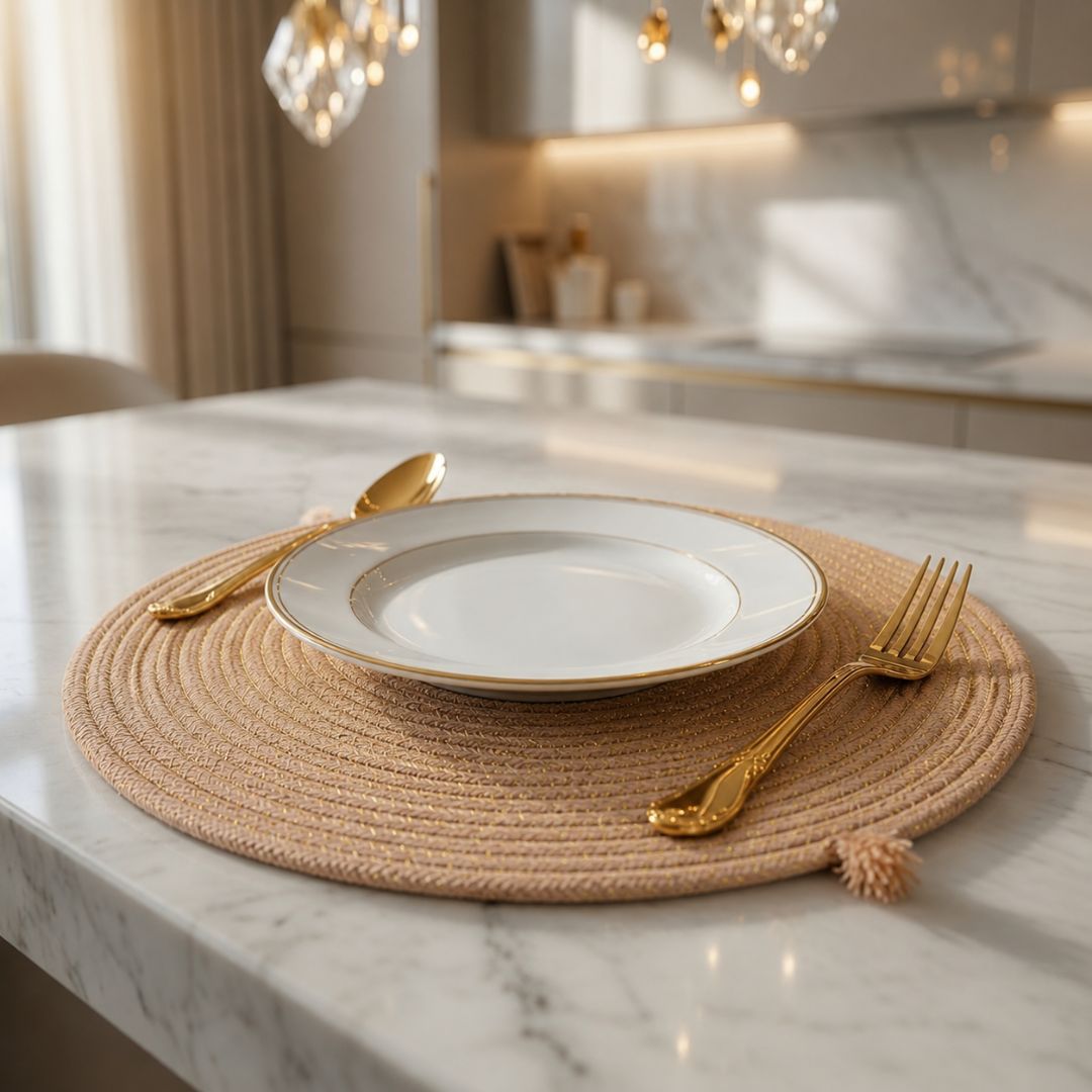 Sous-plat TAVOLA – Sous-plat Rond Tissé – Image 3