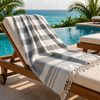 Fouta DIAMANT – Fouta 200 × 100 cm en Coton