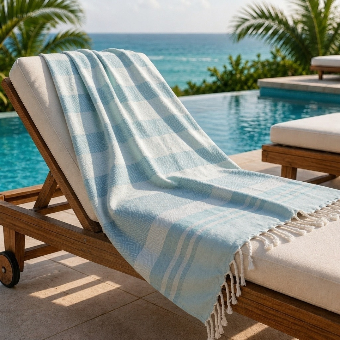 Fouta DIAMANT – Fouta 200 × 100 cm en Coton