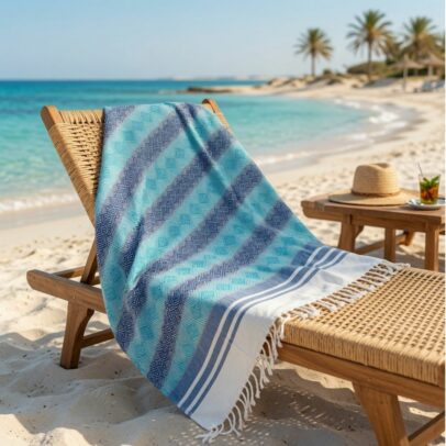 Fouta DIAMANT – Fouta 200 × 100 cm en Coton