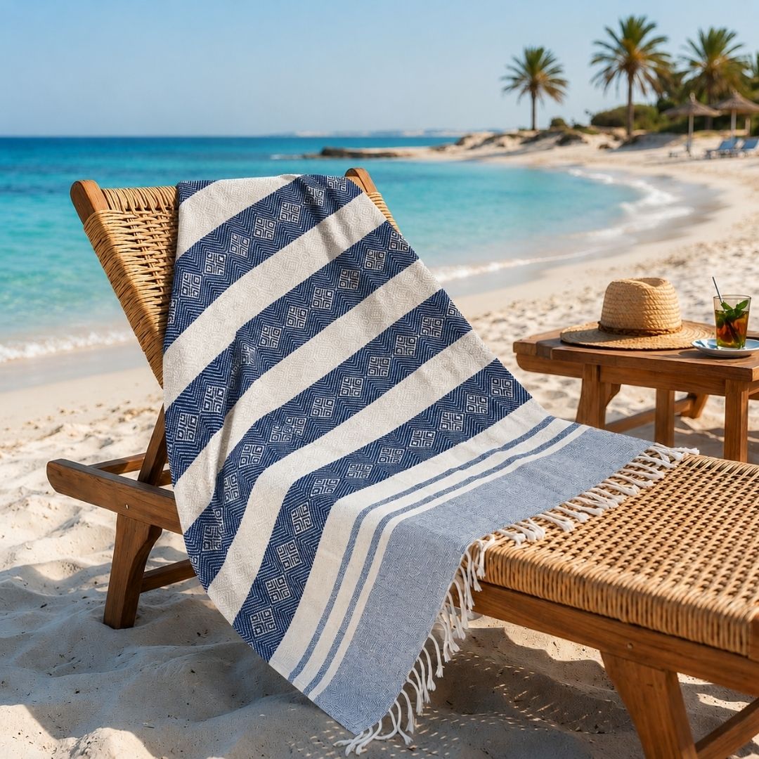 Fouta DIAMANT 2ème Collection - En Coton