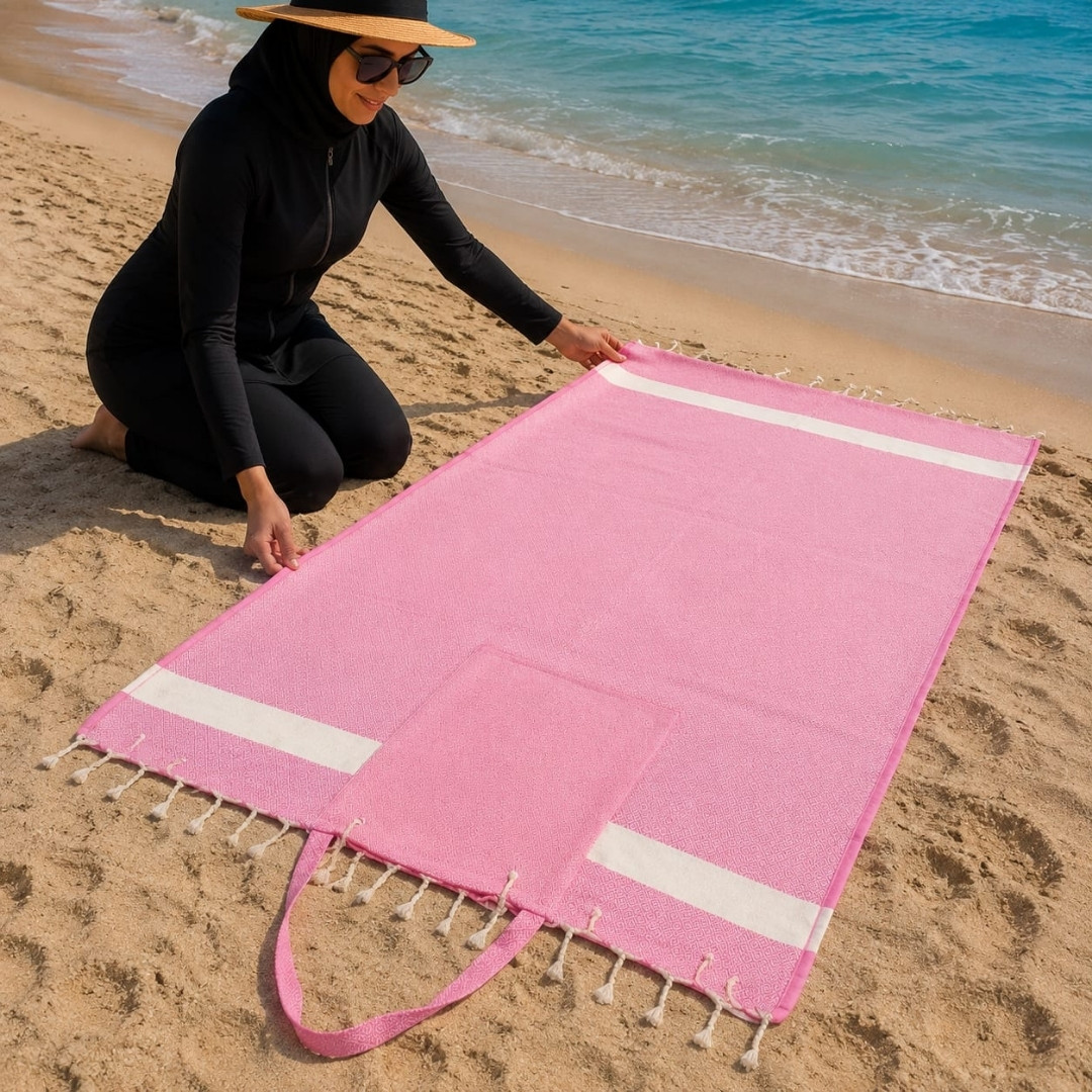 Fouta Marina 3 en 1 — 100% coton – Image 4