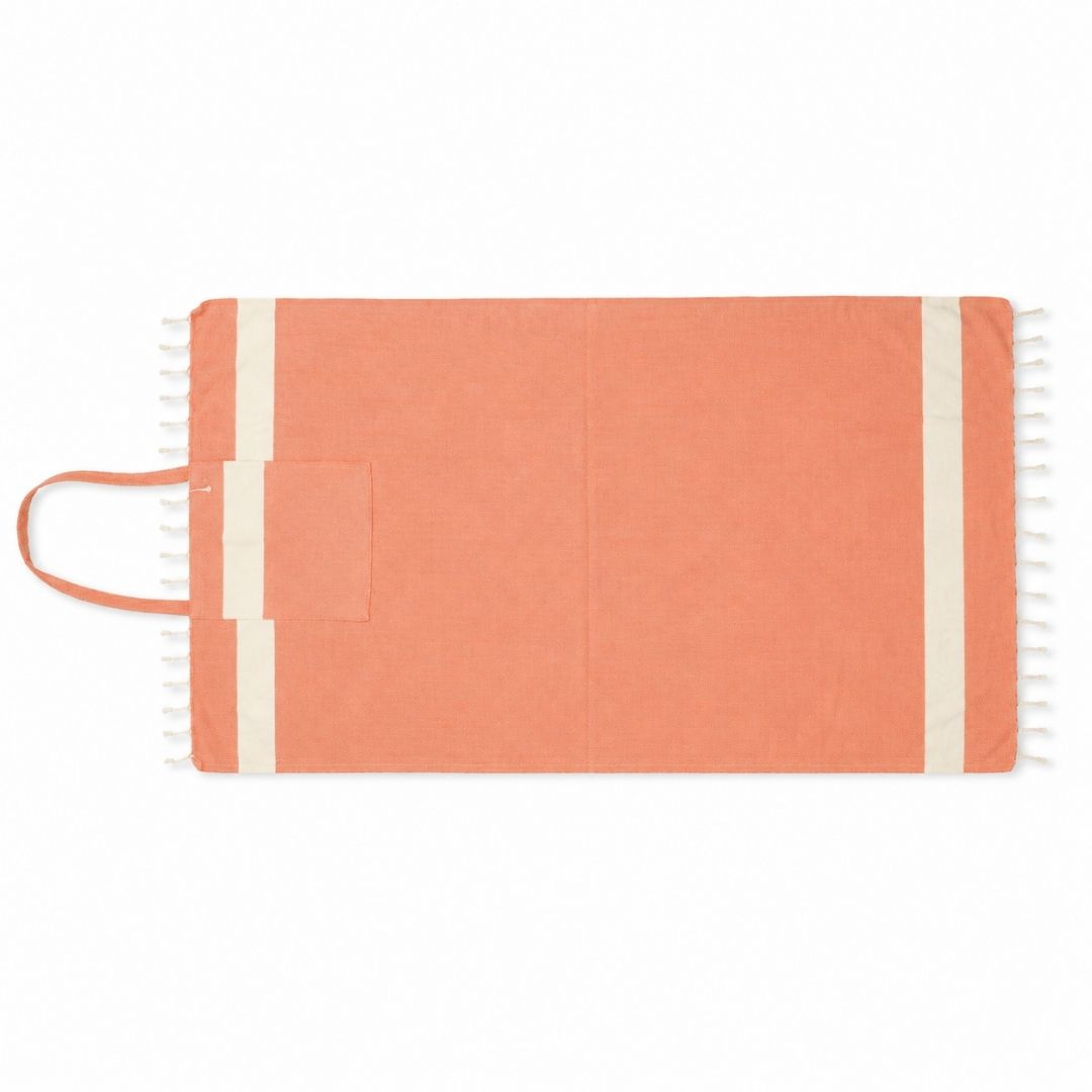 Fouta Marina 3en1 Sac serviette et tapis de plage