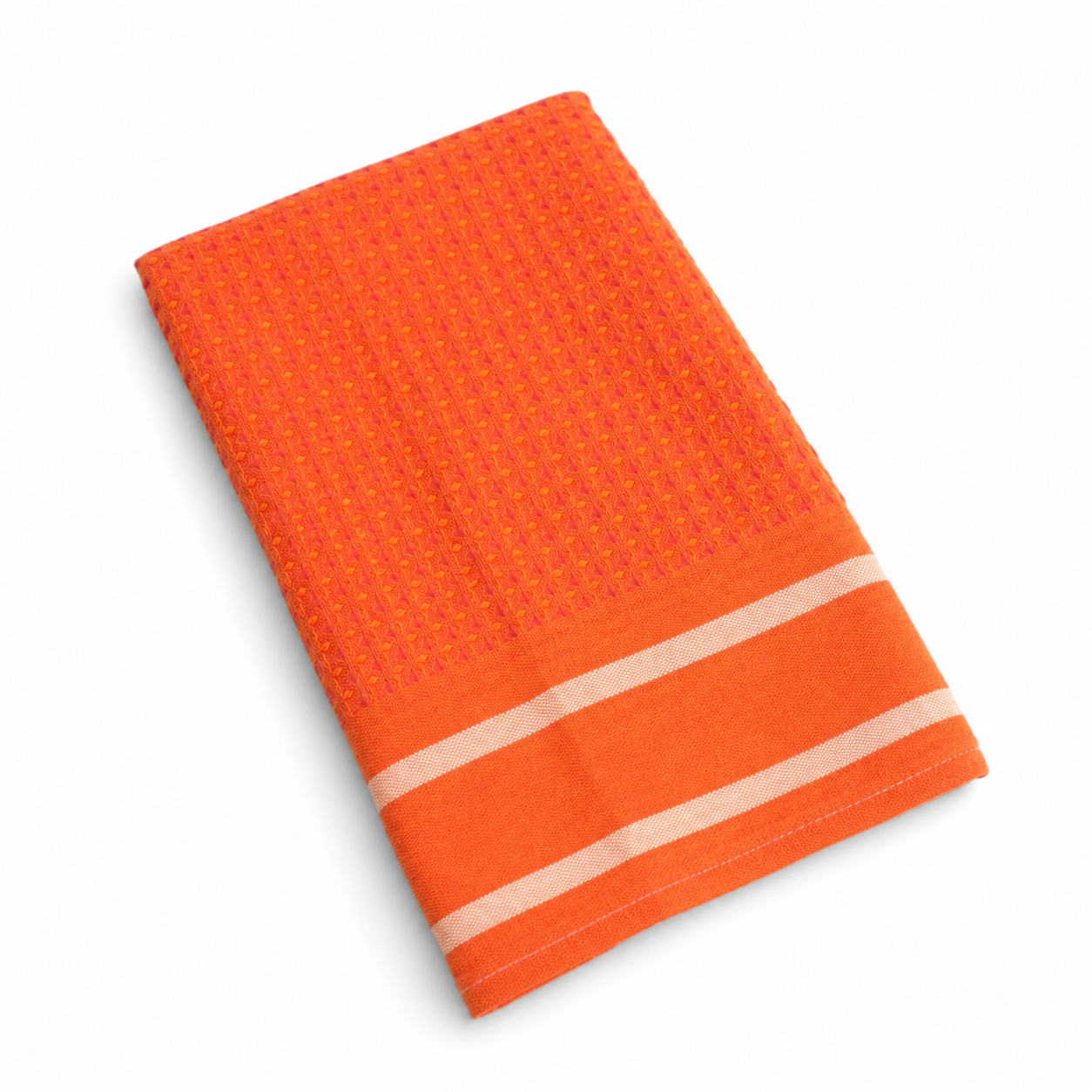 Pack de 6 Serviettes de Table ORANGE VIBRANT – 100% Coton
