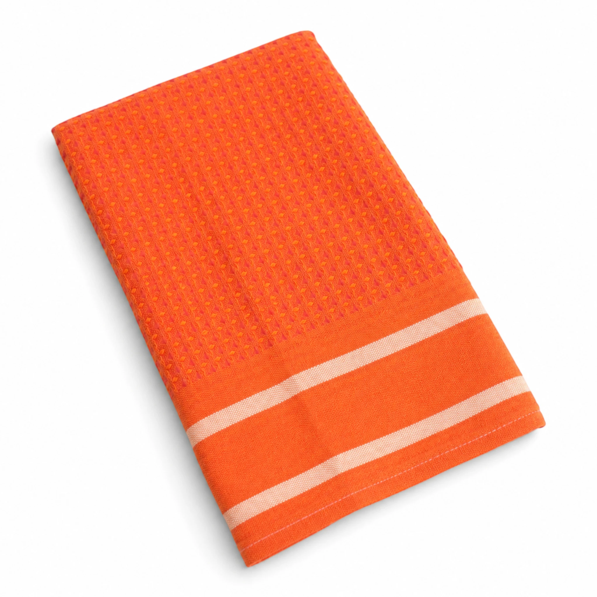 Pack de 6 Serviettes de Table ORANGE VIBRANT – 100% Coton