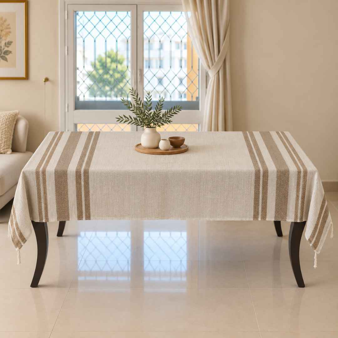 Jeté & Nappe NUANCE – 100 % Coton Fait Main 250 × 150 cm | TysandCo