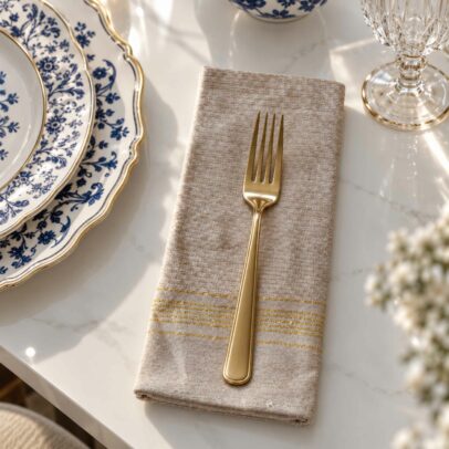 Serviette de Table Éclat – Coton 40 × 50 cm | TysandCo