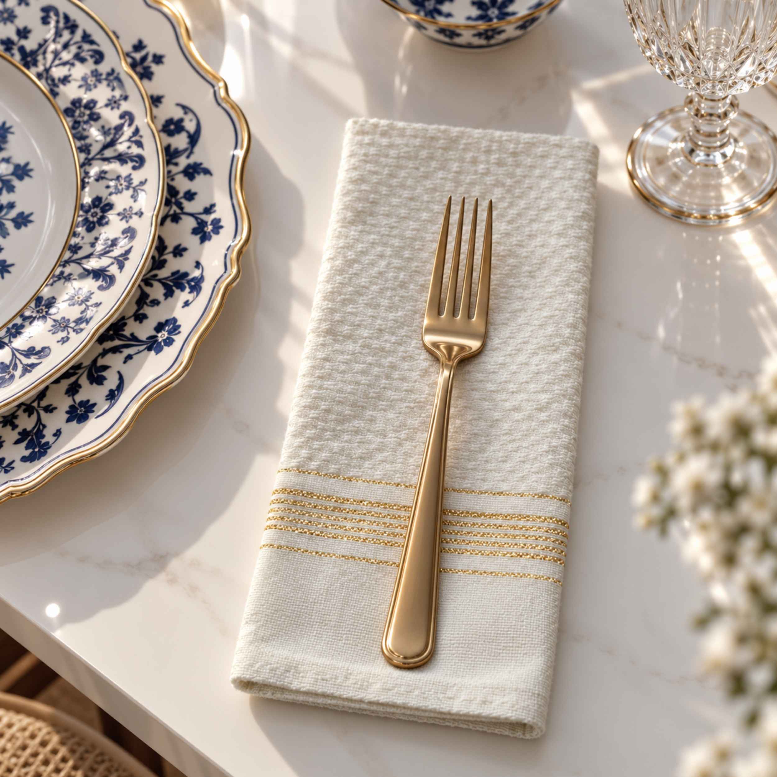 Serviette de Table Éclat – Coton 40 × 50 cm | TysandCo