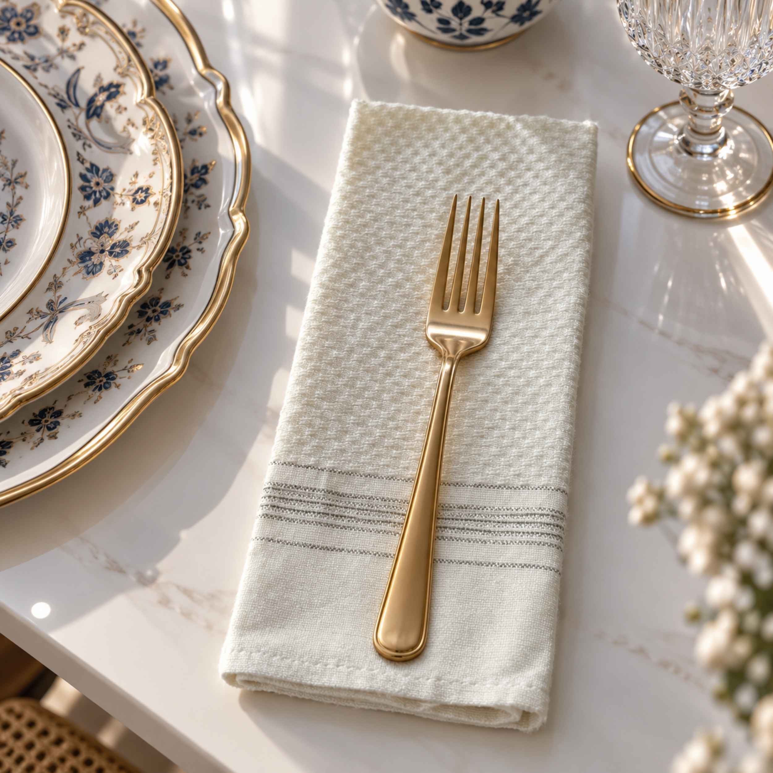 Serviette de Table Éclat – Coton 40 × 50 cm | TysandCo