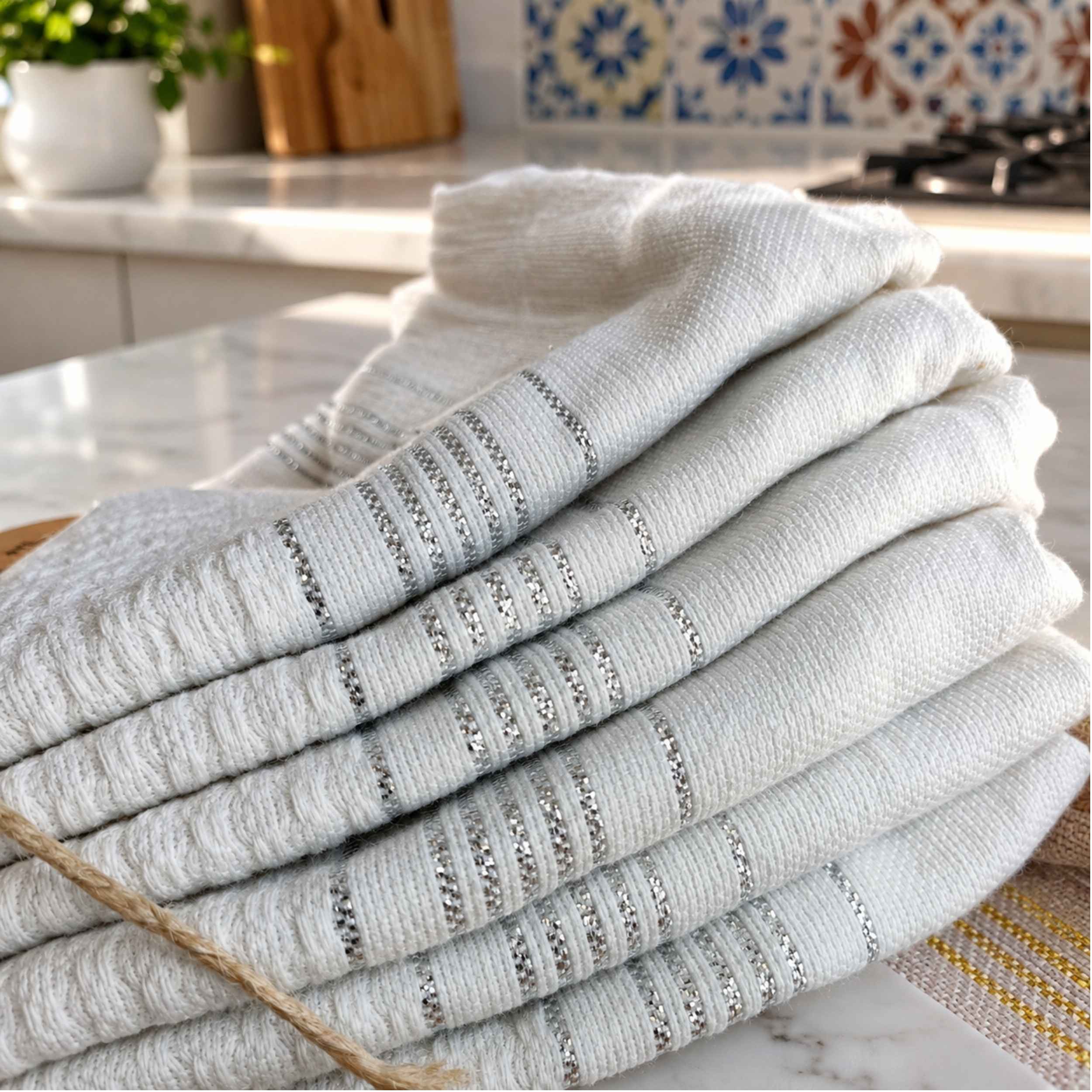 Serviette de Table Éclat – Coton 40 × 50 cm | TysandCo