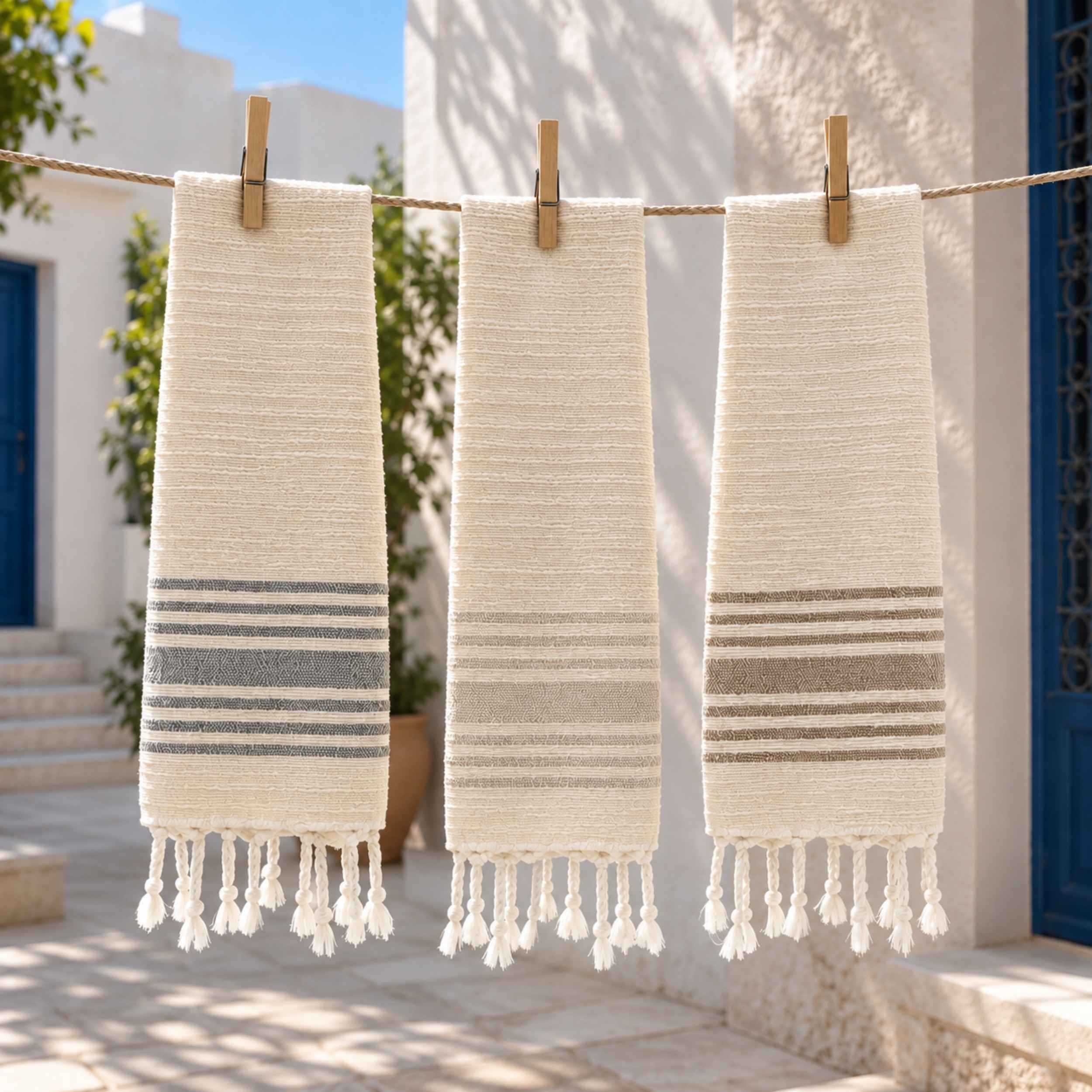 Serviette de Table Zina – Coton 48 × 60 cm | TysandCo