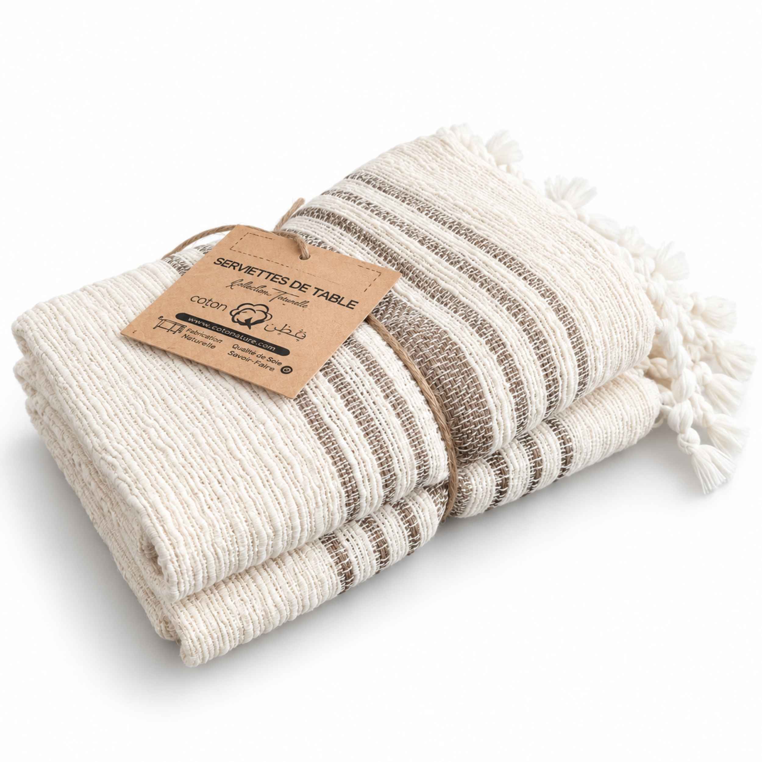 Serviette de Table Zina – Coton 48 × 60 cm | TysandCo