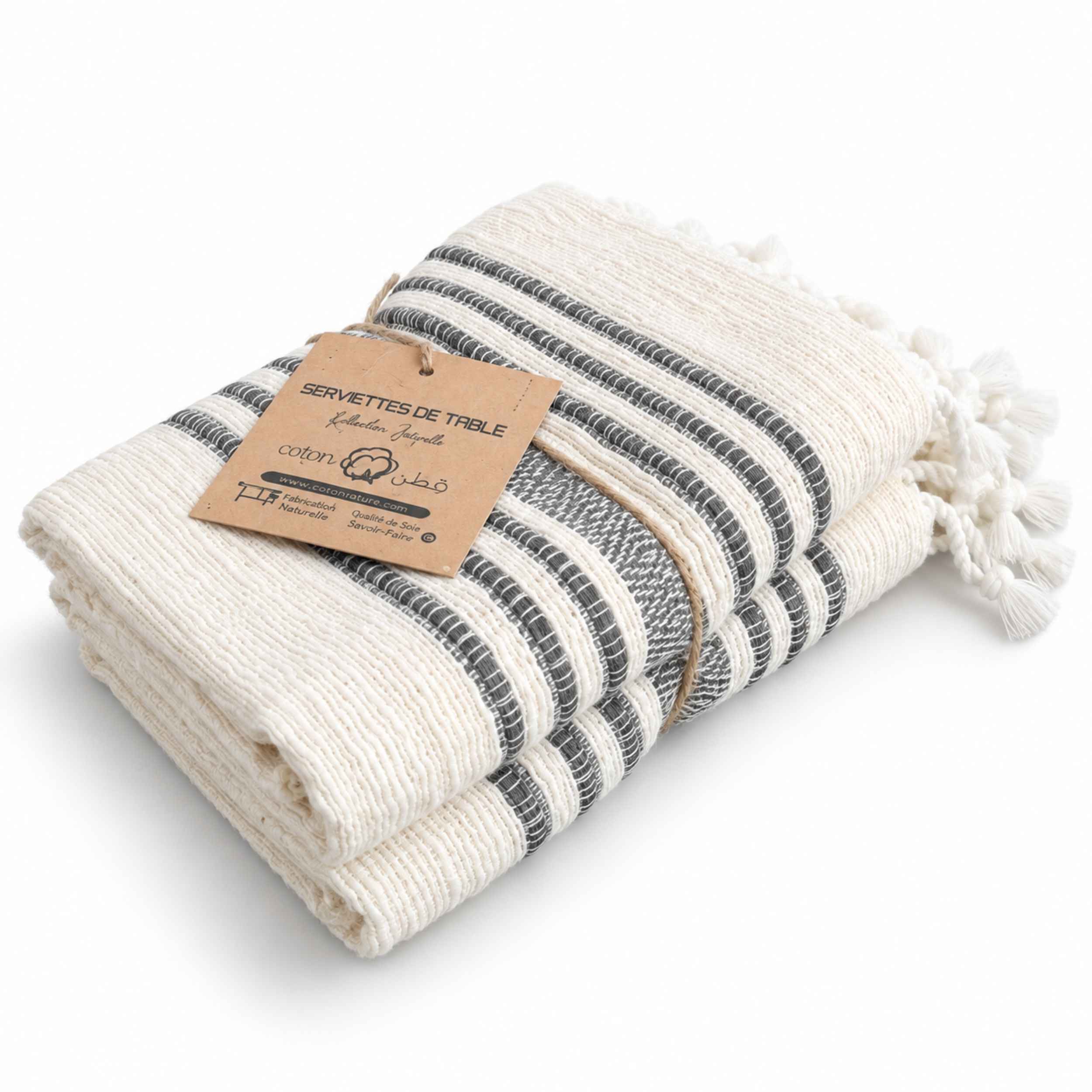 Serviette de Table Zina – Coton 48 × 60 cm | TysandCo