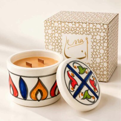 Flammèches — Fleur de Carthage | Bougie artisanale ENA