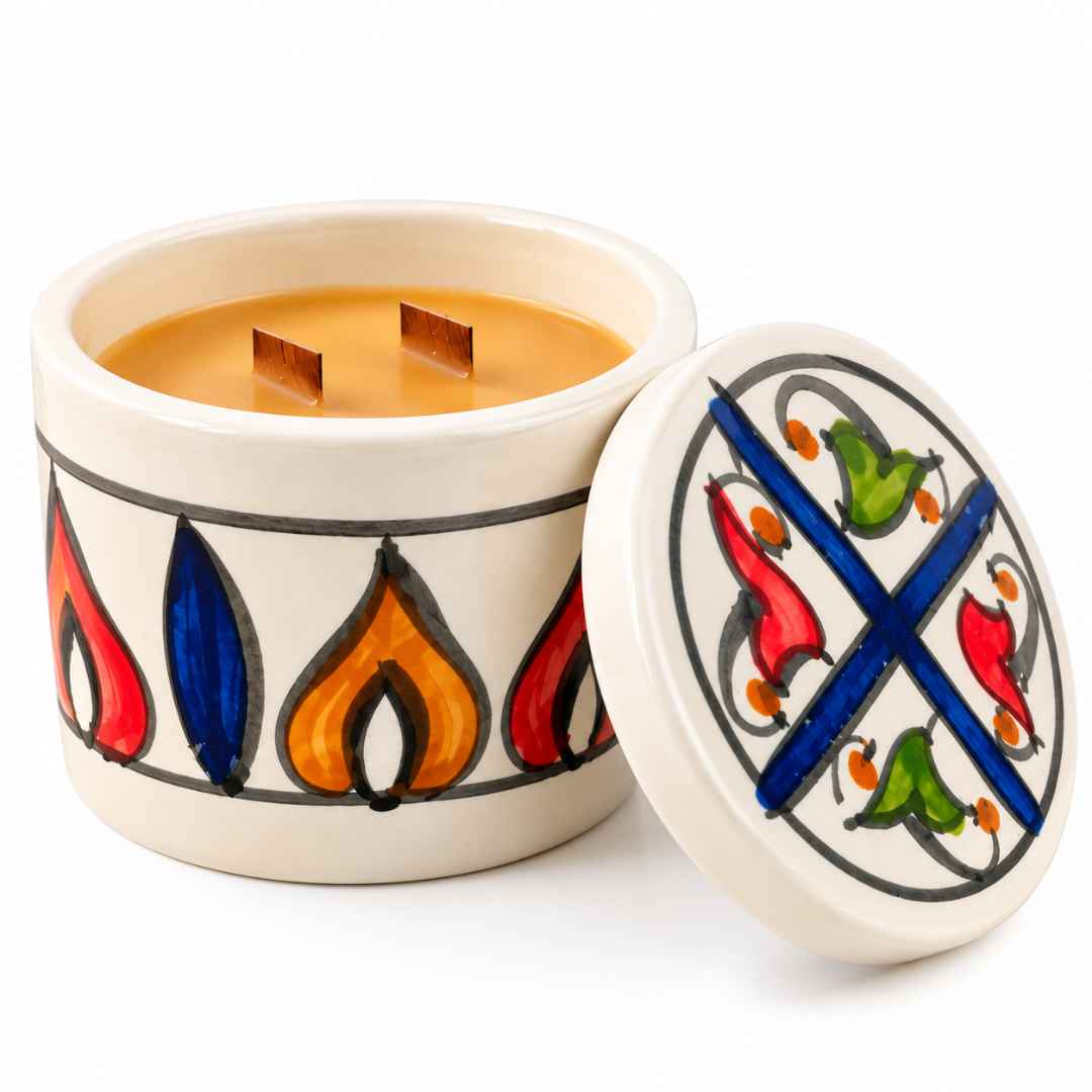 Flammèches — Fleur de Carthage | Bougie artisanale ENA