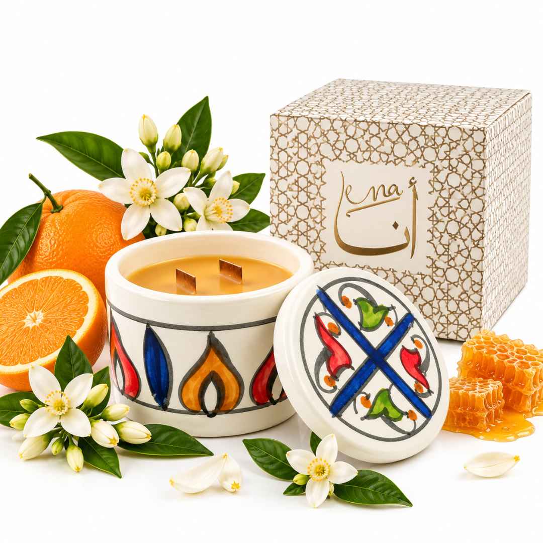 Flammèches — Fleur de Carthage | Bougie artisanale ENA