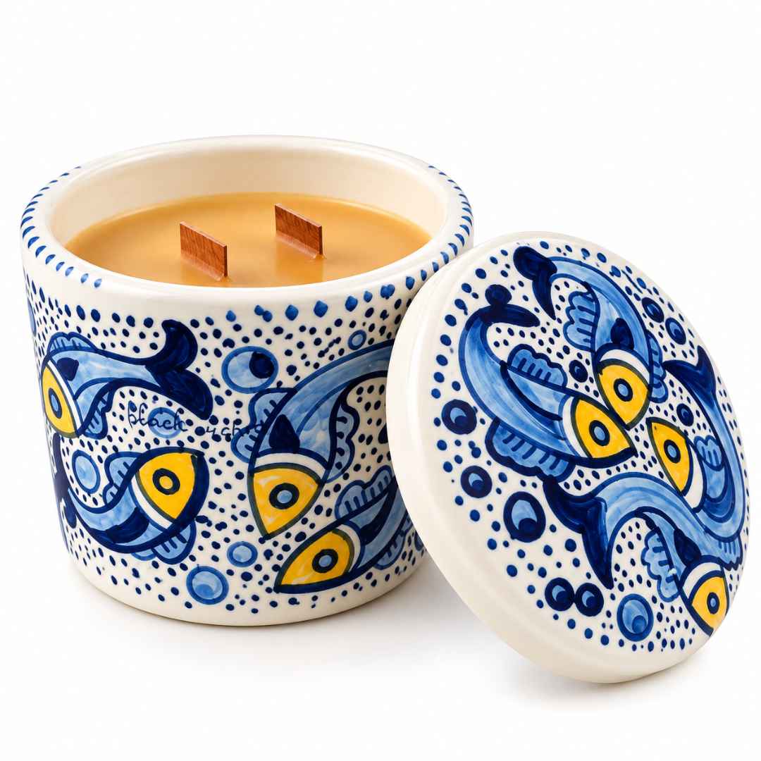 Poissons — Black Orchid | Bougie artisanale parfumée ENA