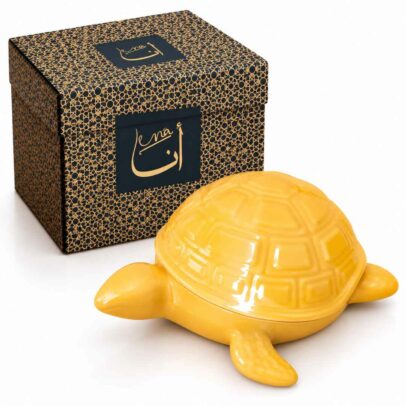Tortue Jaune – Bougie parfumée Vanille en cire d’abeille | ENA
