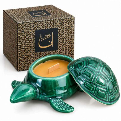 Tortue Jaune – Bougie parfumée Vanille en cire d’abeille | ENA