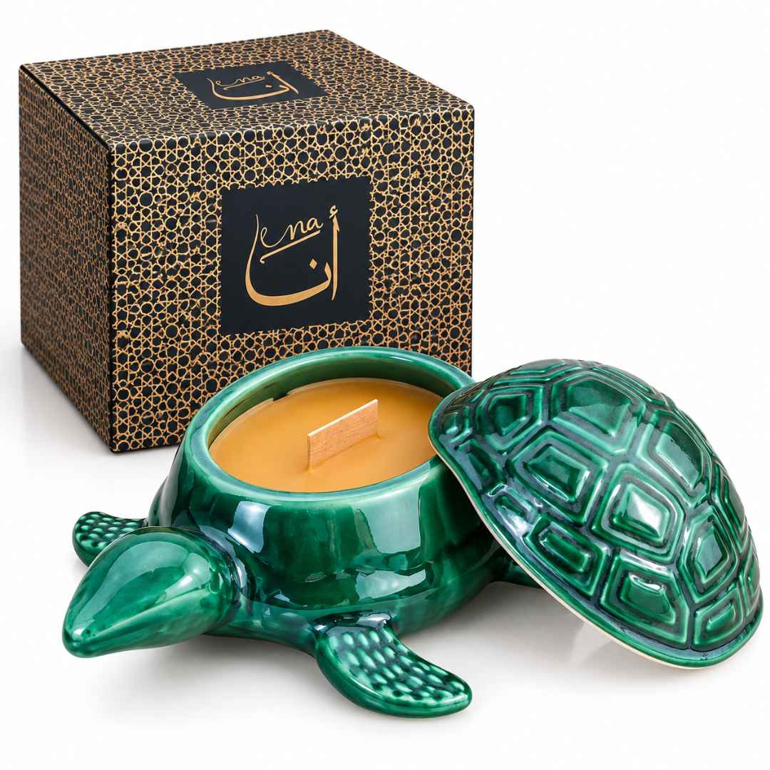 Tortue Jaune – Bougie parfumée Vanille en cire d’abeille | ENA