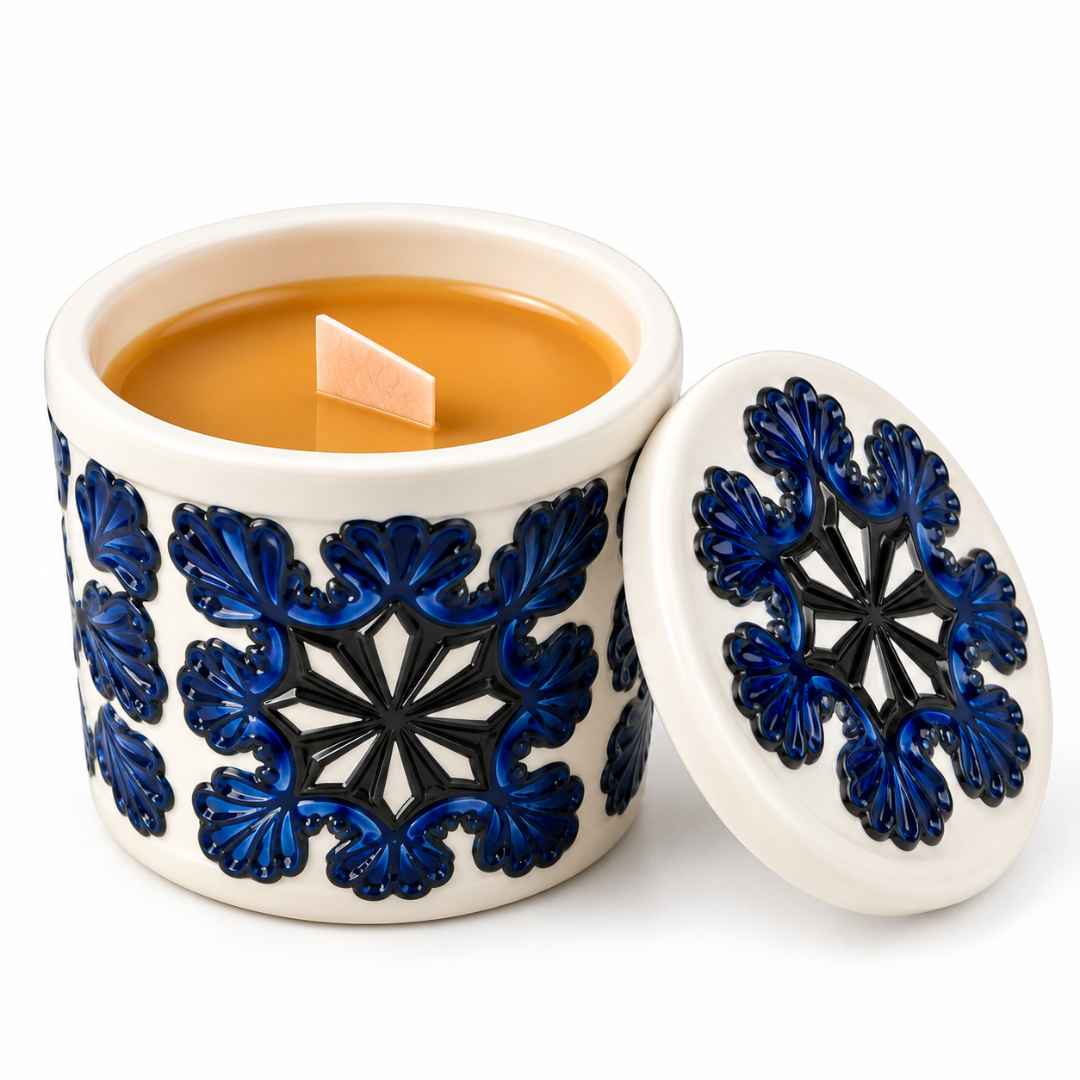 ZAHRA — Fleur d’Oranger | Bougie artisanale en cire d’abeille ENA