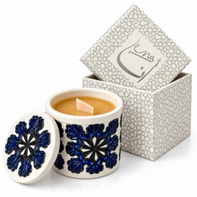 ZAHRA — Fleur d’Oranger | Bougie artisanale en cire d’abeille ENA