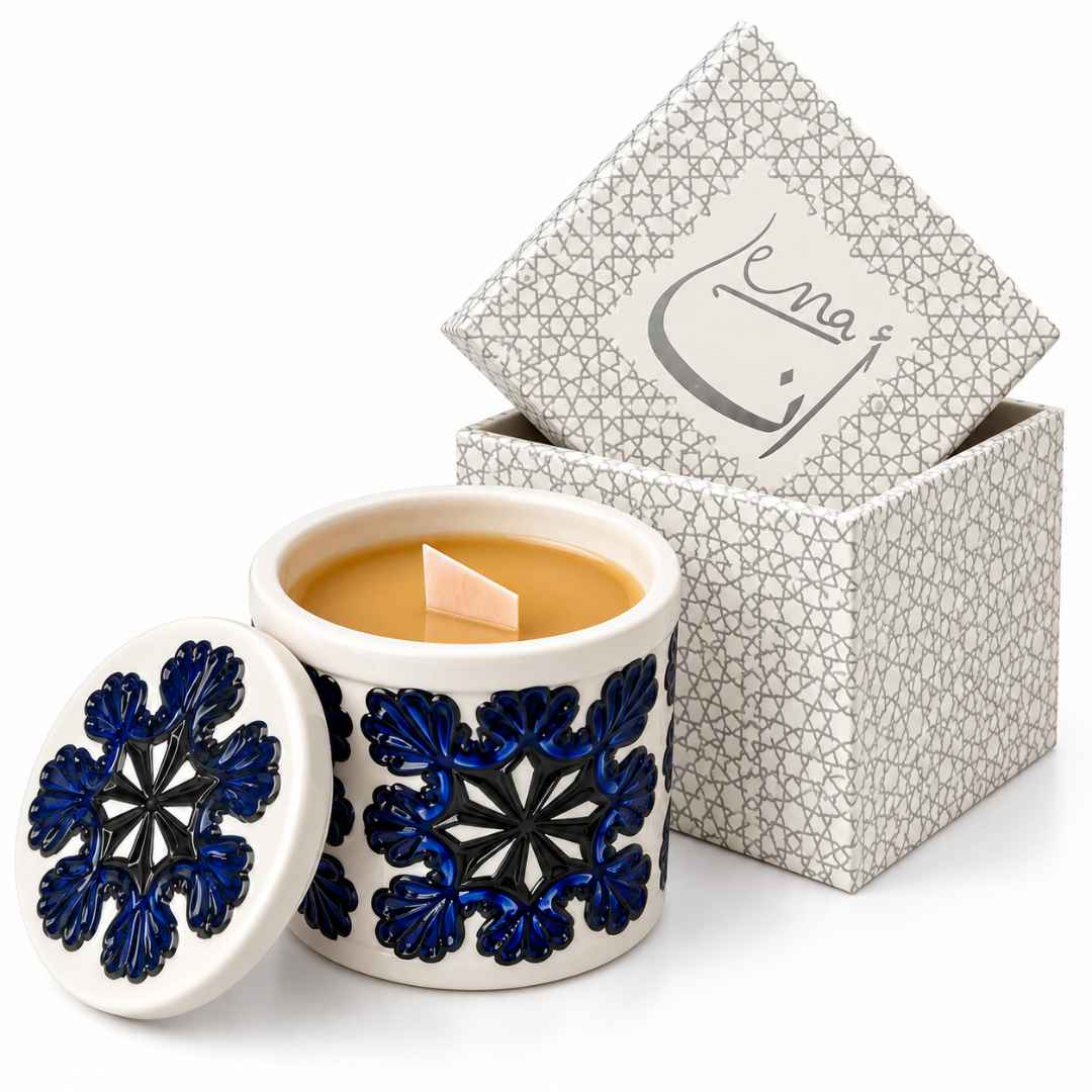 ZAHRA — Fleur d’Oranger | Bougie artisanale en cire d’abeille ENA